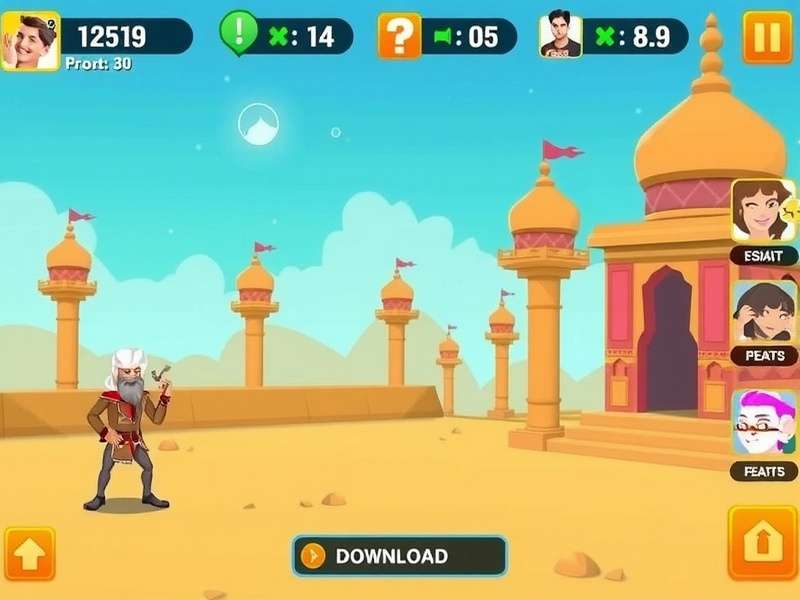 Dwarka Dash Superstar gameplay screenshot